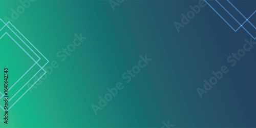 Abstract design with overlapping squares and gradient background.