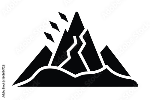 avalanche vector icon