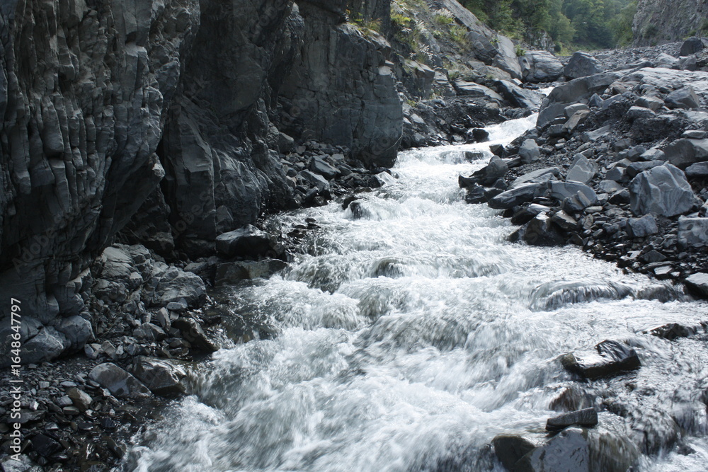 Obraz premium waterfall in the mountains