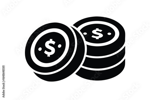 coins vector icon