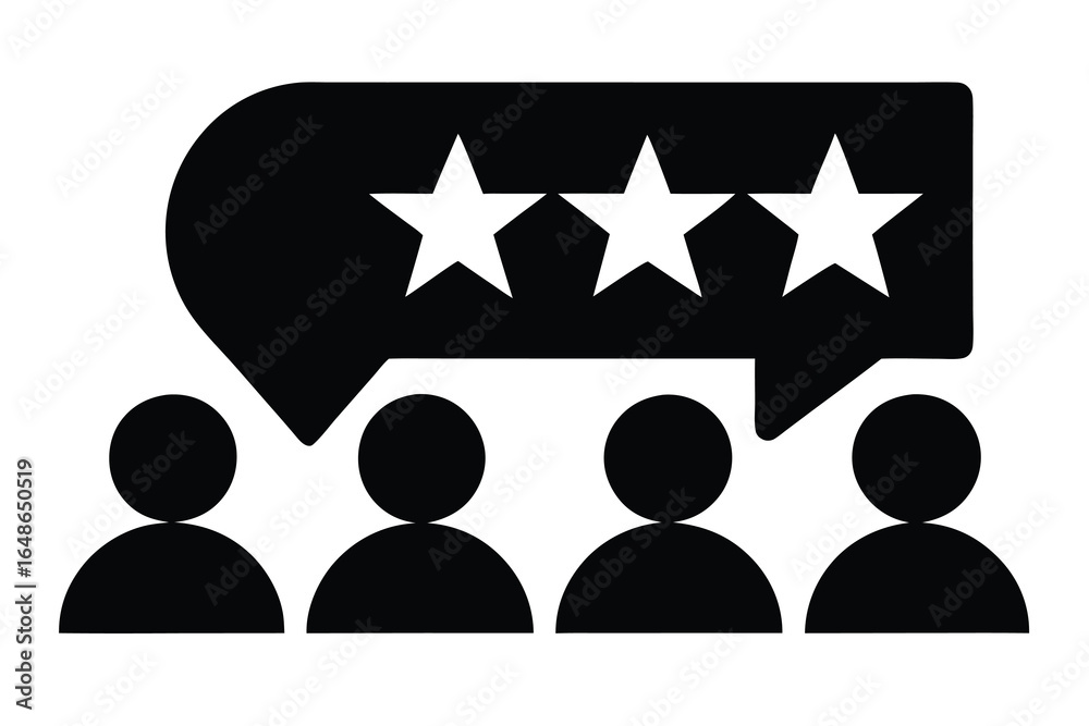 Obraz premium customer feedback vector icon