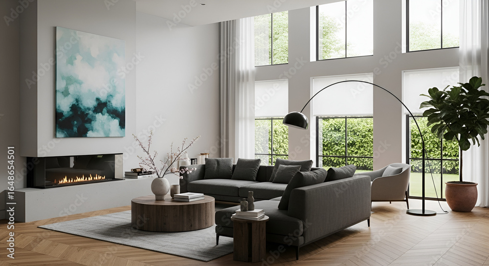 Fototapeta premium modern living room