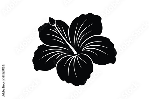 hibiscus vector icon