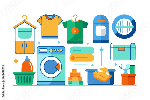 set of household appliances