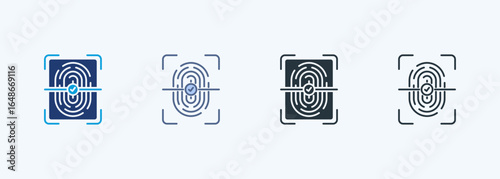 Biometric Multiple Style Icon Collection