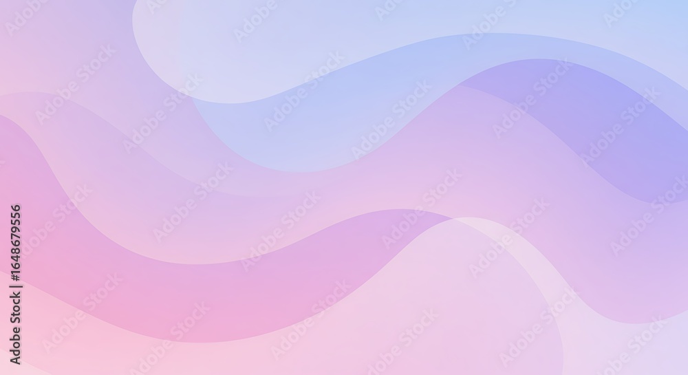 Obraz premium Abstract wavy design in pink and purple colors