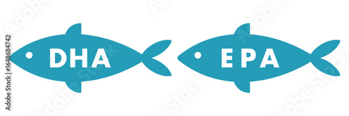 魚・DHA・EPAのイラスト素材