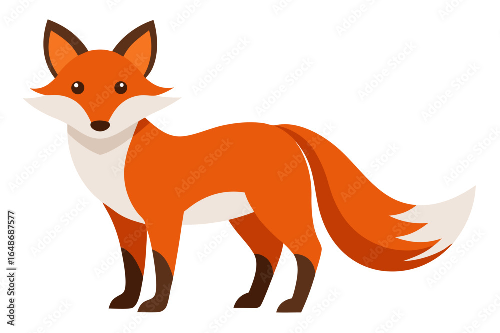 Obraz premium beautiful fox