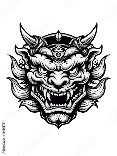 maschera demone giapponese 02