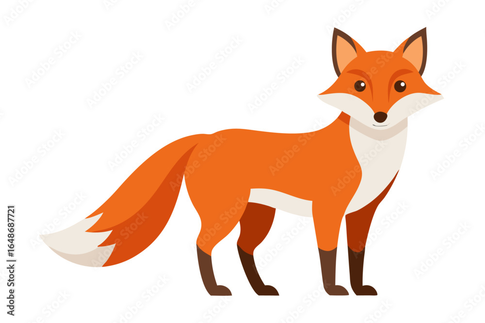 Obraz premium beautiful fox