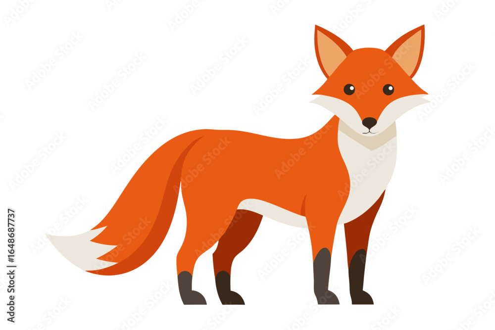 Obraz premium beautiful fox