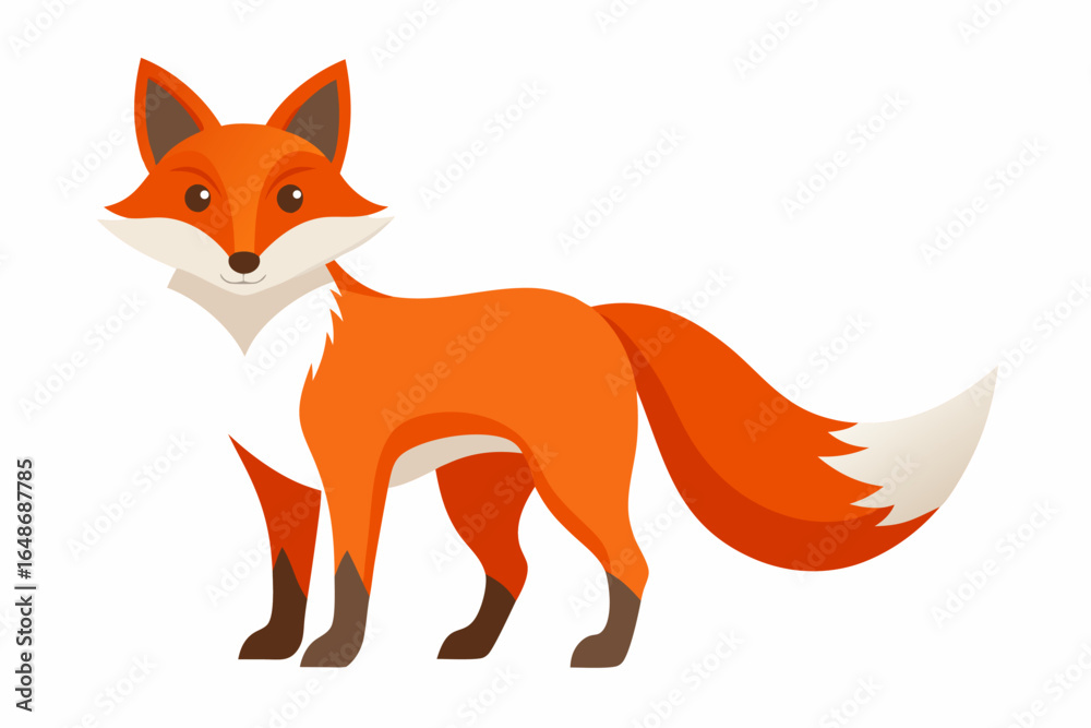 Obraz premium beautiful fox