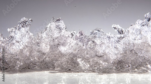 Close-up view of water splashing.