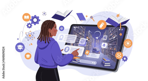 Online Learning Accessing Knowledge Through Digital Resources