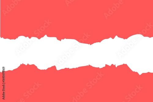 Wallpaper Mural Blank torn or ripped paper frame, Blank torn or ripped paper background ,  Torontodigital.ca