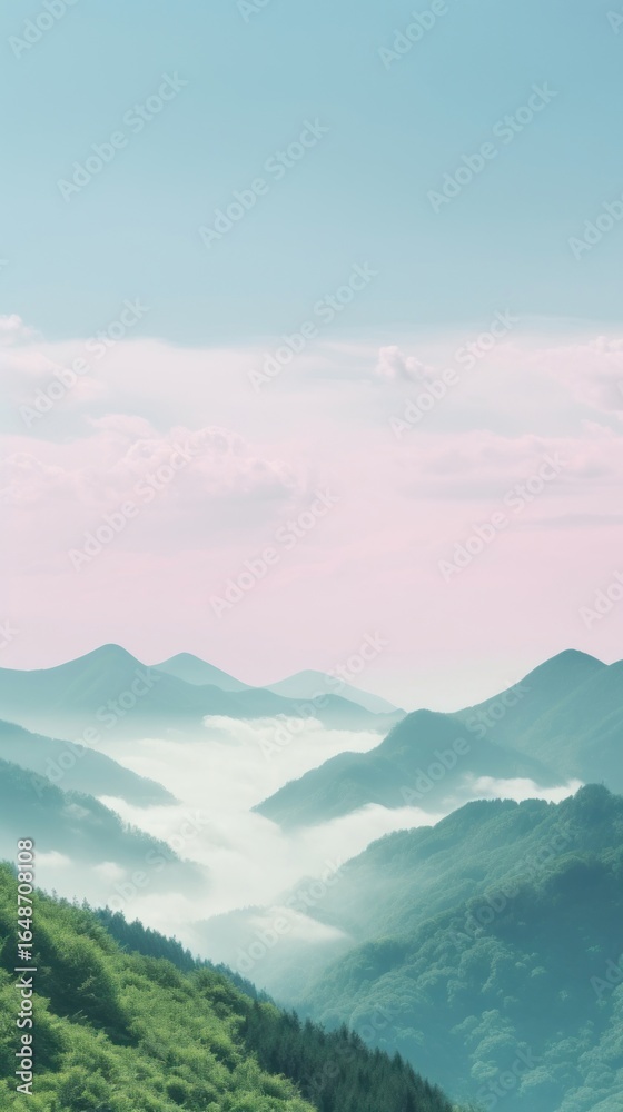 Obraz premium Summer wallpaper mountain landscape outdoors.