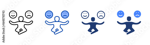 Self Control icon set multiple style collection