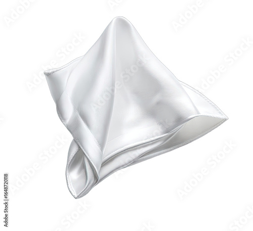 Wallpaper Mural White silk handkerchief, draped Torontodigital.ca