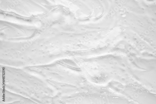 Transparent clear liquid serum gel cosmetic texture background