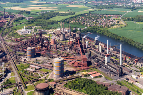 Luftbild der Salzgitter AG aus Richtung Osten