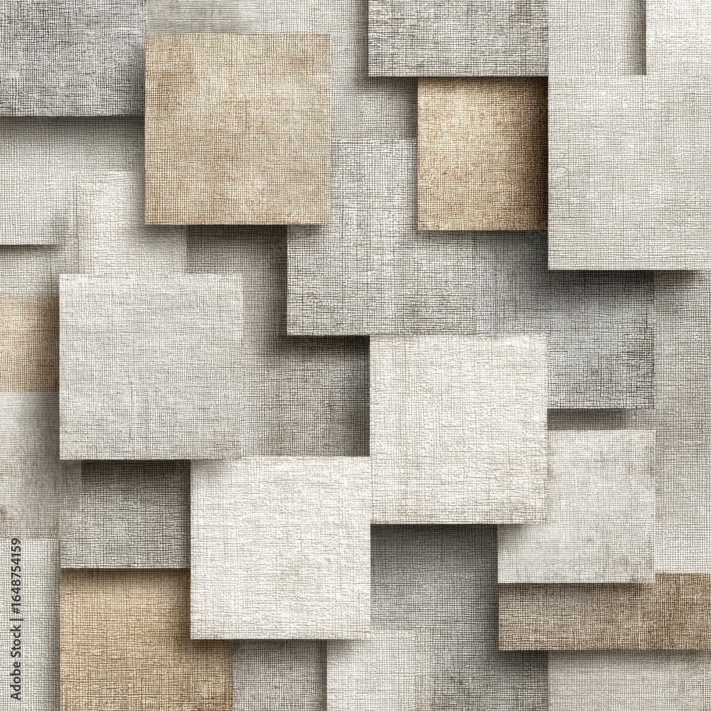 Fototapeta premium Abstract Geometric Square Tile Background