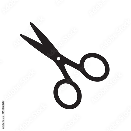 Shark Swimming Silhouette Icon on White