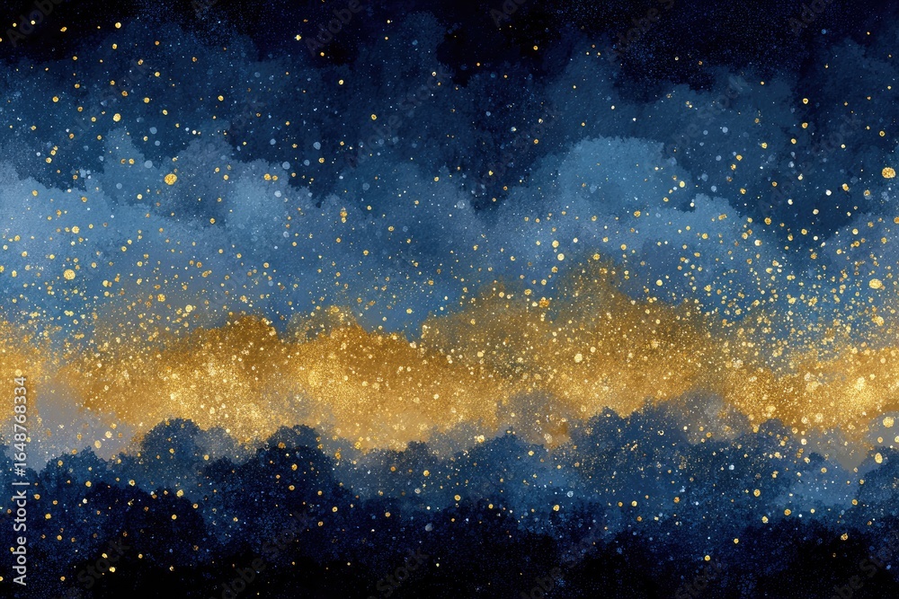 Obraz premium Abstract Cosmic Galaxy Sky