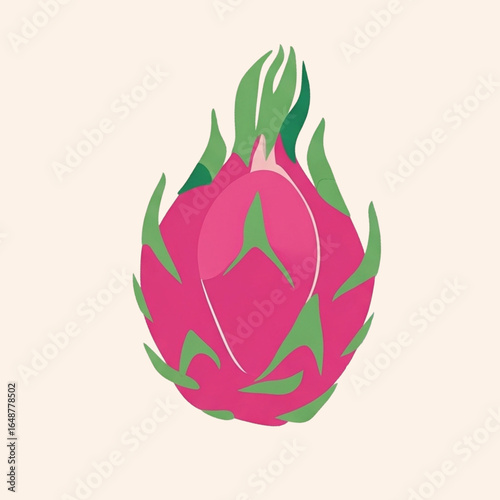 vector illustration of  dragonfruit