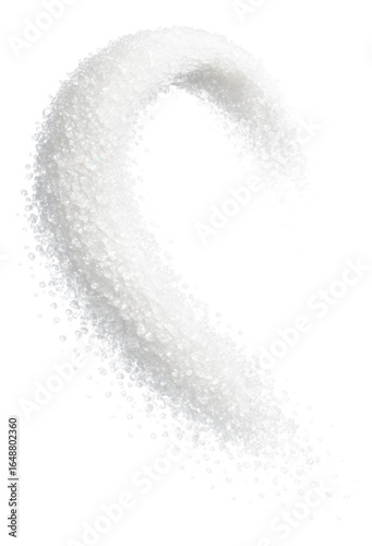 Wallpaper Mural Granulated sugar cascading in a gentle arc through the air. Torontodigital.ca