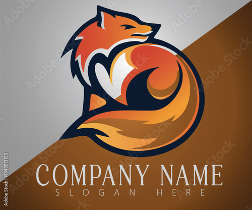 A simple fox logo concept 