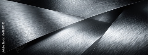 Abstract metal panels in intersecting planes