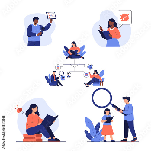 Visualizing the process of learning and knowledge acquisition through diverse educational engagement methods
