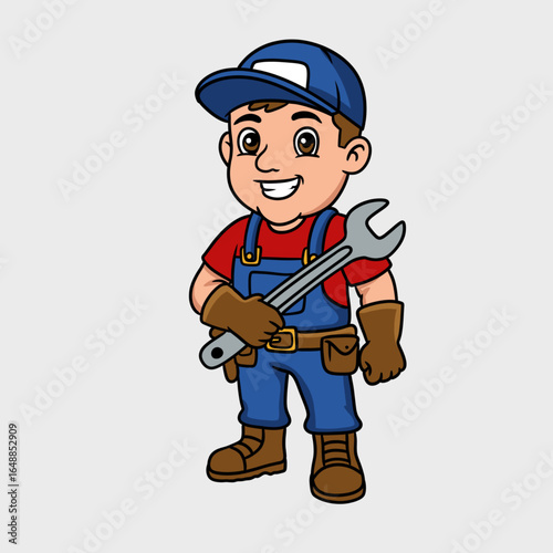 Plumber illustration