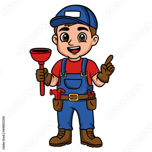 Plumber illustration