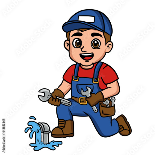 Plumber illustration