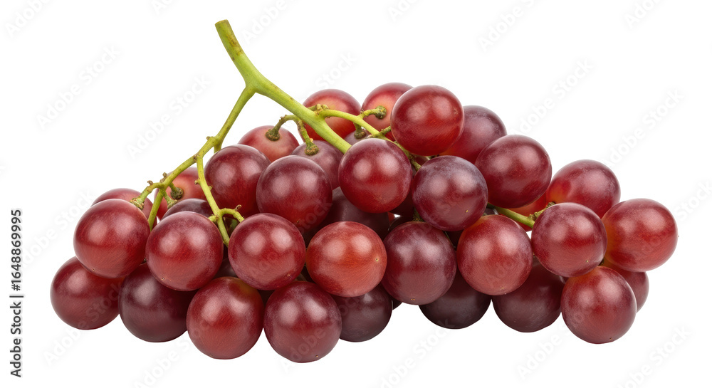 Fototapeta premium Isolated Red Grapes
