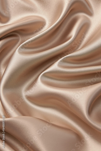 brown golden beige silk satin fabric background