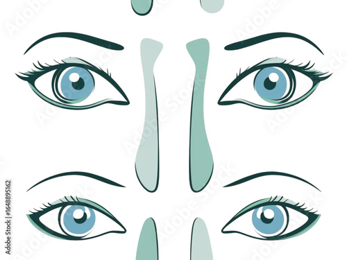 Beautiful Eyes Illustration