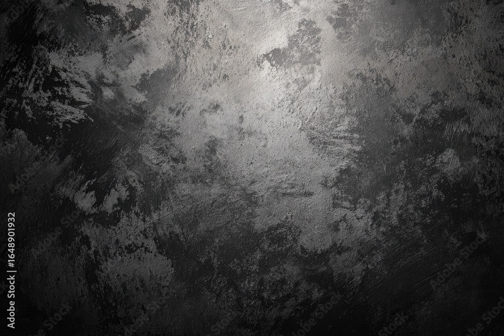 Fototapeta premium Textured dark gray surface with mottled, uneven patterns