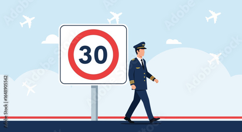 Aviation Authority Enforcing Speed Limits at Airport Runway Zone for Aircraft