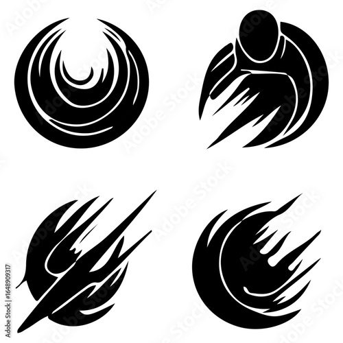 Final Fantasy XIV Black Mage Job & Spell Icon Set