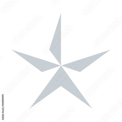 Stern Icon Set, Fünfzackiger Stern Vektor, Militärstern, Auszeichnungsstern, Deko Stern Symbol, 3D Stern Illustration