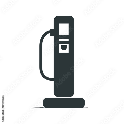 Elektroauto Ladestation Icon Set, E-Auto Ladestation Symbol, Elektromobilität Infrastruktur, Ladesäule für Elektrofahrzeuge, EV Charging Station Vektor