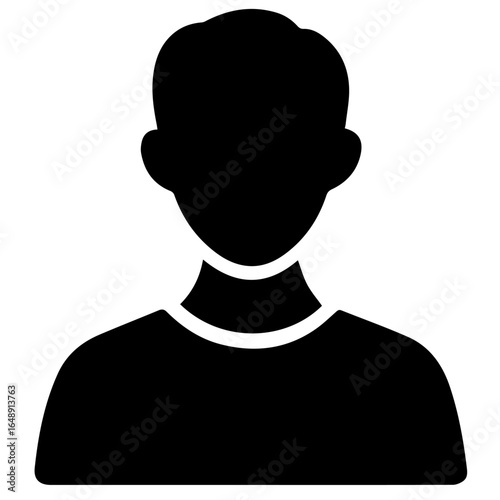 남성 인물 아이콘 실루엣