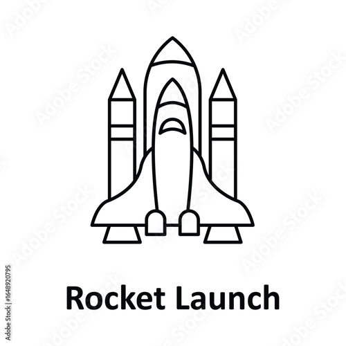 Rocket Launch Vector icon which can easily modify or edit