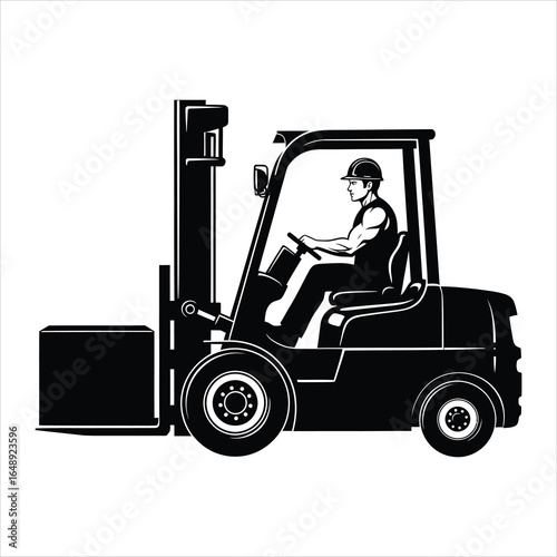 Forklift Silhouette