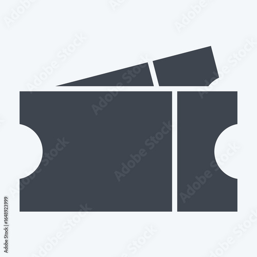 Icon Tag. related to Taxes symbol. glyph style. design editable