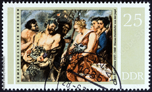 Diana's Return from Hunting by Peter Paul Rubens (German Democratic Republic 1977)