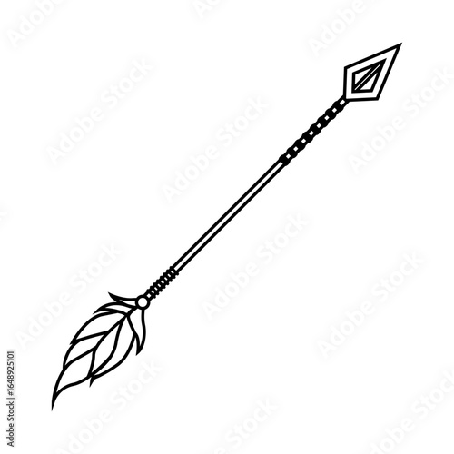 Arrow vector icon. Archery illustration sign. Archer symbol. Bow and arrows logo. Arrow for bow.