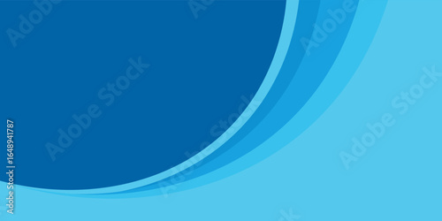 Abstract blue wave background. dynamic shape composition, subtle color gradations, suitable for your design templates such as poster, banner. Eps 10